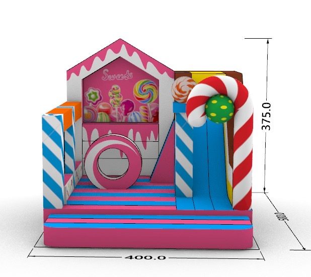 Candy Sweet XXL Hüpfburg mieten in Bremen und Umgebung